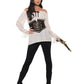 Deluxe pirate shirt with felt corset look