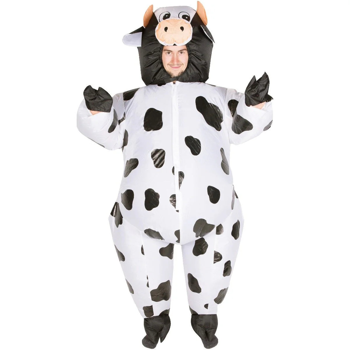 Inflatable cow costume