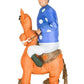 Inflatable horse and jockey costume