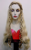 Hippy blonde wig