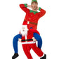 Piggy back Carry me Santa costume