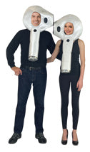 Ear buds couples costume