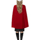 Luxury Red Christmas Cape