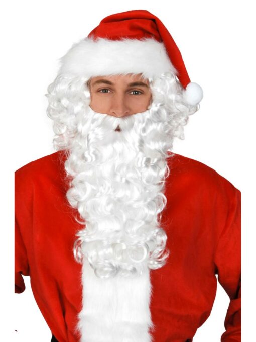 Santa White wig and beard set