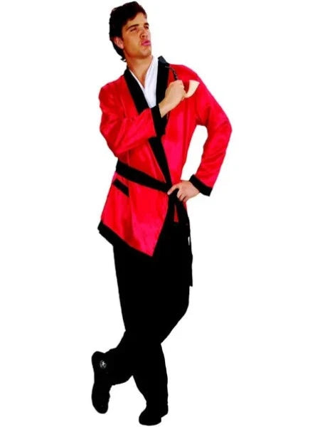 Smoking Jacket Adult Costume Red/Black