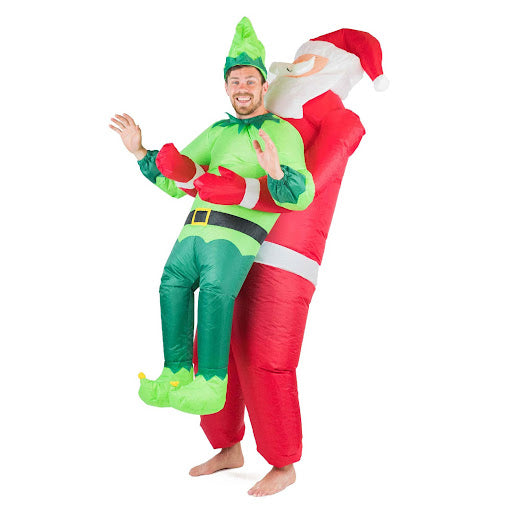 Inflatable carry me Elf / Santa costume